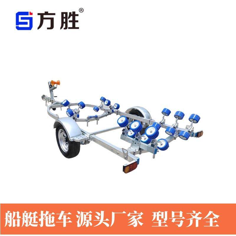 拖车厂家直销IBAH520加长 游艇拖车船舶摩托艇工具车热镀锌拖车