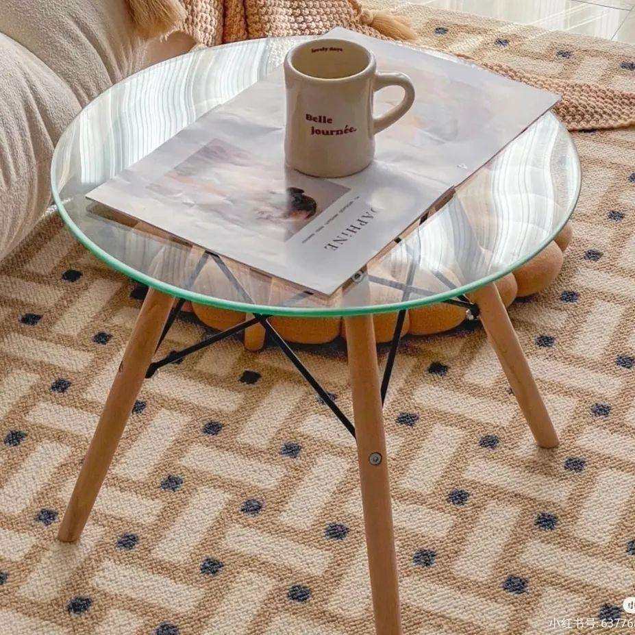 伊姆斯椅子配件小圆桌圆形桌腿实木架子可拆装木腿实木椅腿凳腿脚