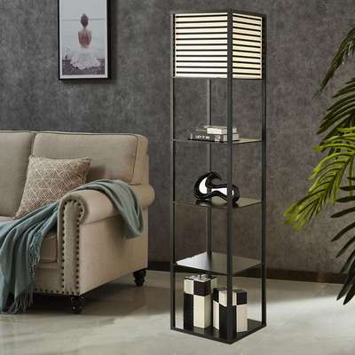 摇控调光现代中式简约大气客厅落地灯卧室床头地灯沙发地灯餐厅灯