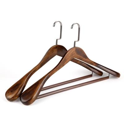 实木衣架家用无痕防滑木衣架挂木质衣架服装店套装木头衣撑子