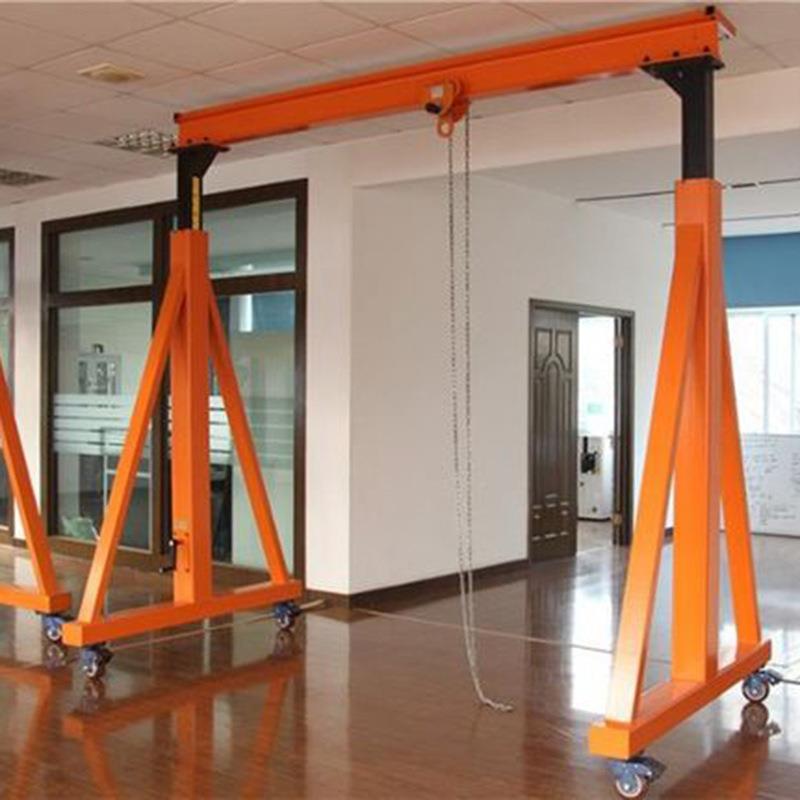 山东厂家供小型门架可移动式简龙易吨龙门架1LTR2吨吨电应动龙门