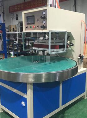 产现WMQ货自动圆盘热压机 海绵品热压型成机 板皮套热压成型平机