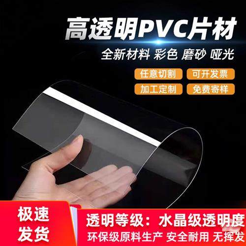 透明亚克力板材0.2 0.3 0.5 0.6 0.8 1mm塑料玻璃板pvc透明硬薄片,基础建材,亚克力板,淘宝优惠券,粉丝福利购,淘宝优惠卷