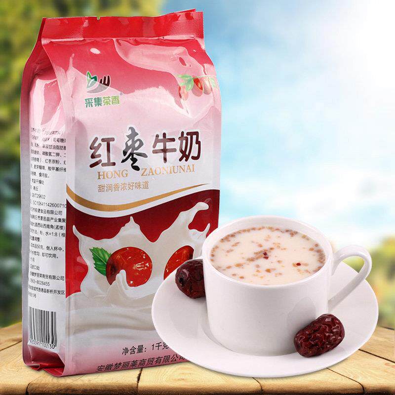 红枣牛奶风味粉1kg袋装速溶热饮奶茶粉女性冲泡饮料早餐包邮商用