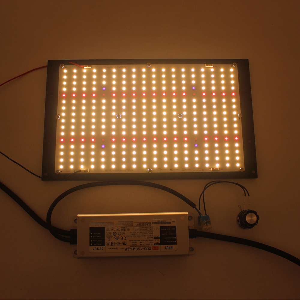 125W LM301H + 660nm uv ir LED 量子板植物灯 配明纬XLG电源