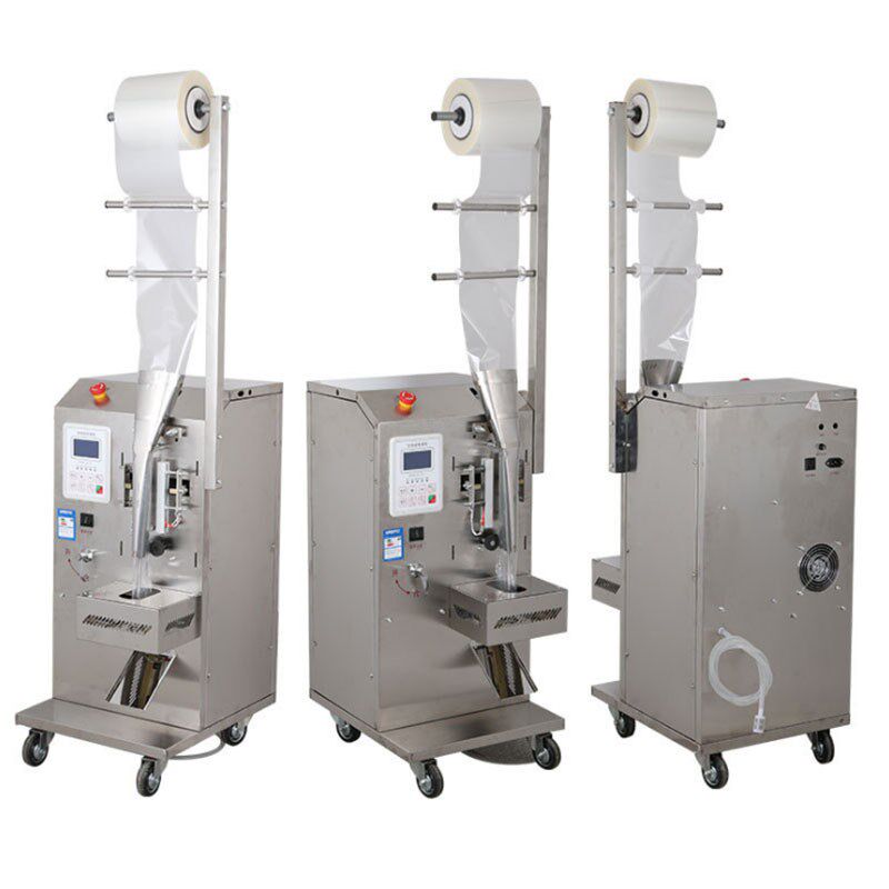 小型液体包装机 多功能酱料包灌装机 R三边封液体包装机