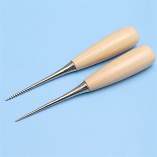 锥子打孔全钢粗柄实心实木大号柄千枚通锥子针皮革工具打眼高硬度