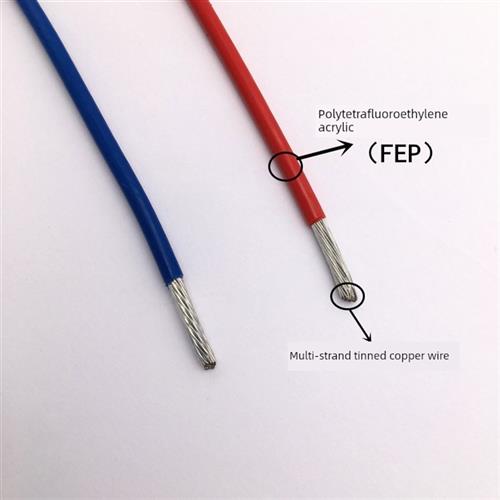 国家标准铁氟龙镀锡铜芯耐高温电线地敏线圈阻隔线0.3/0.5/0.75/1