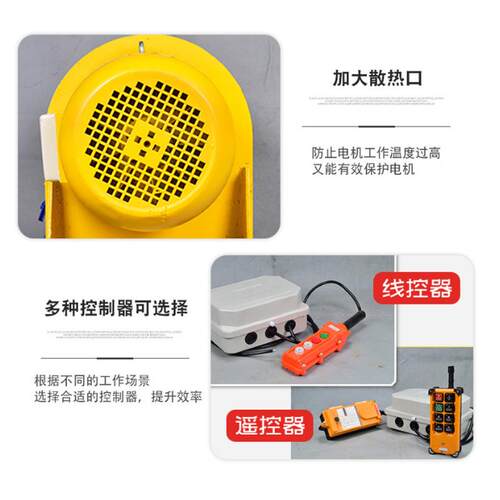 多功能重型一卷扬机小型一2吨3吨5t字钢丝绳吨机 卷扬吊LPT机电动