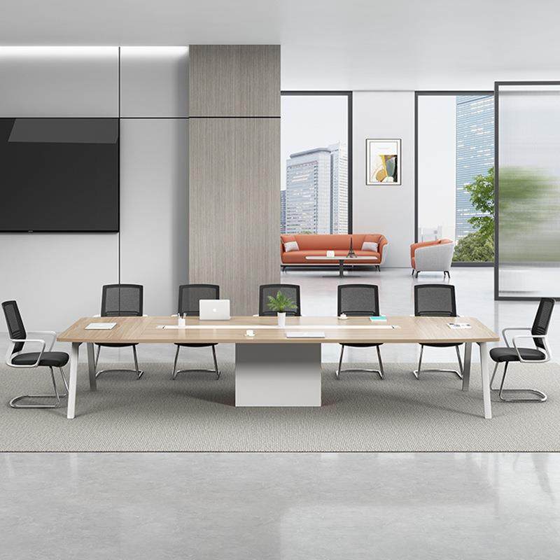 会议桌长桌简约现代小型会议谈长室条桌简洽易无品牌/工作台公桌