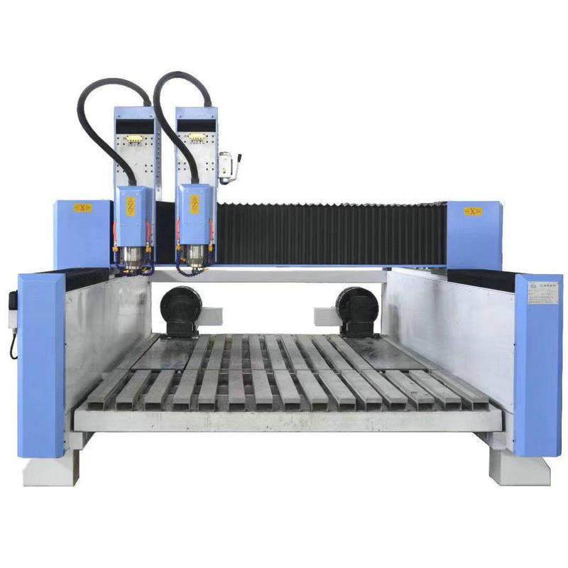 重型石岩材刻机 墓碑数雕控 砂岩木工65508雕刻机 茶盘雕花岗刻机