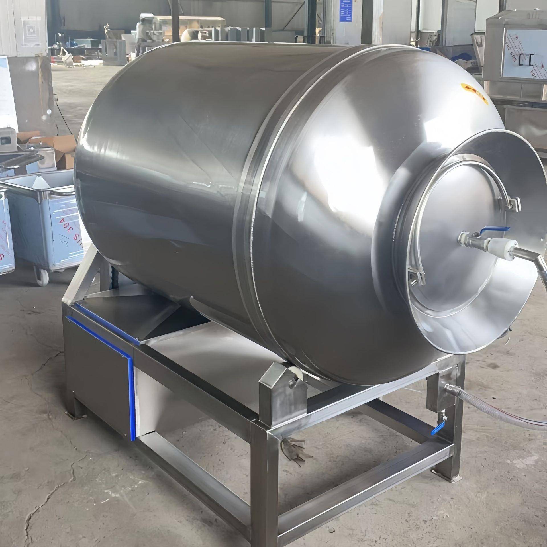 大小型商用猪牛羊头制腌入味食品搅IXK机拌全自动不锈钢型真空滚