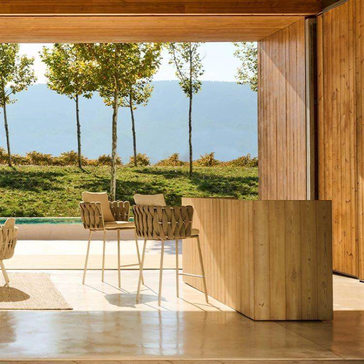 北欧户外藤编吧露椅天别墅酒店闲高脚椅伊利吧椅民餐厅室外宿吧台,商业/办公家具,商用藤编家具,淘宝优惠券,粉丝福利购,淘宝优惠卷