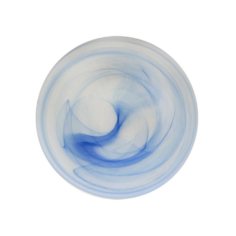 墨彩彩玻璃盘日式碗碟套水装家餐用具个性色餐盘水果盘子实用汤盘