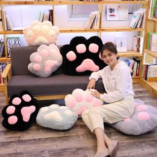 少女心萌猫爪地坐大抱枕上懒垫人靠家用垫榻米客厅椅子屁垫股榻子