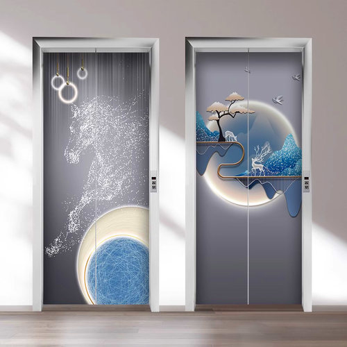 北欧玄关电梯门智宏汇