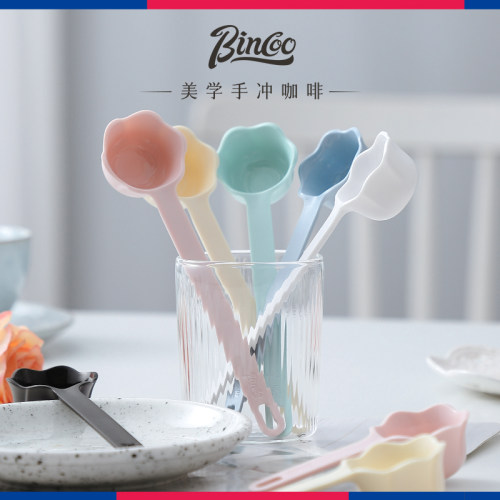 bincoo瑰夏花咖啡豆勺短柄