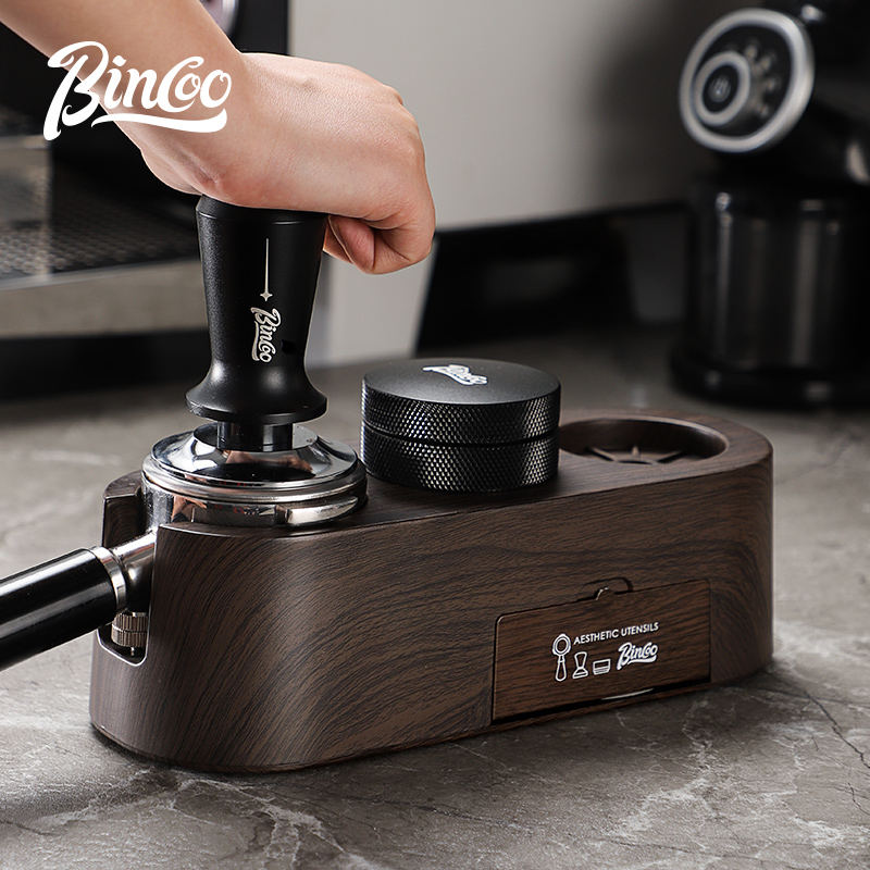 Bincoo壓粉錘布粉器底座套裝意式