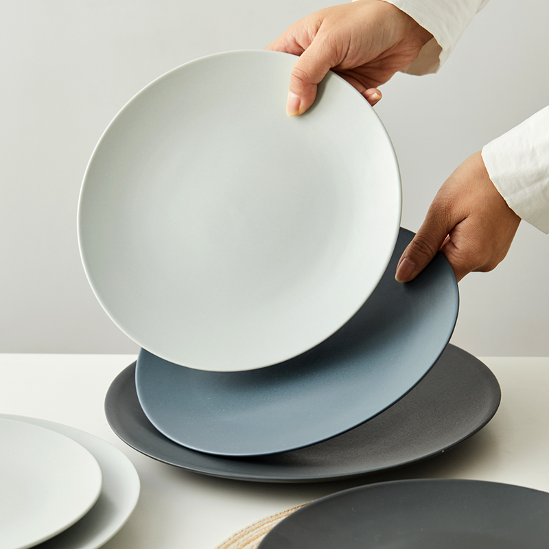 稻森西餐平盘浅盘早餐盘菜盘