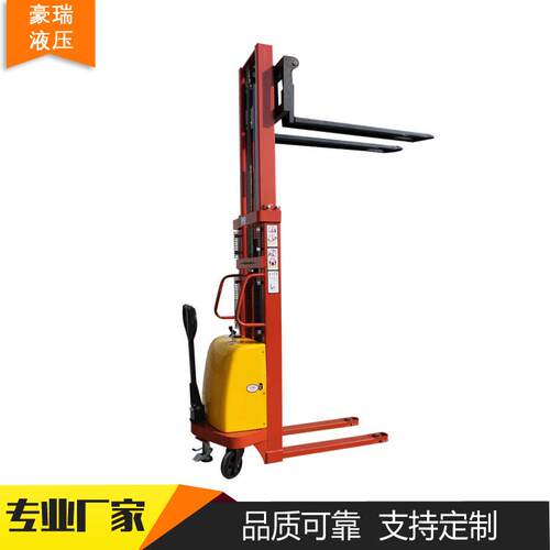半车电动托盘堆高车搬运堆垛车 装卸自动升降电动 叉 液压升SUU高