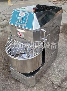 商用机锈不871钢动双速和面全自动大型揉面双机食品面粉搅拌机