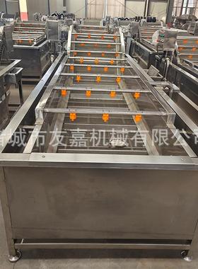 高压淋VUS辣椒清洗设备 青椒喷净菜工流加线 折耳根水气泡清洗机