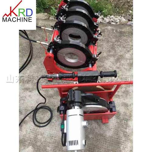 手摇四环热熔对接焊机 卧式液压管材氩焊机 电动HDPE管塑焊焊机