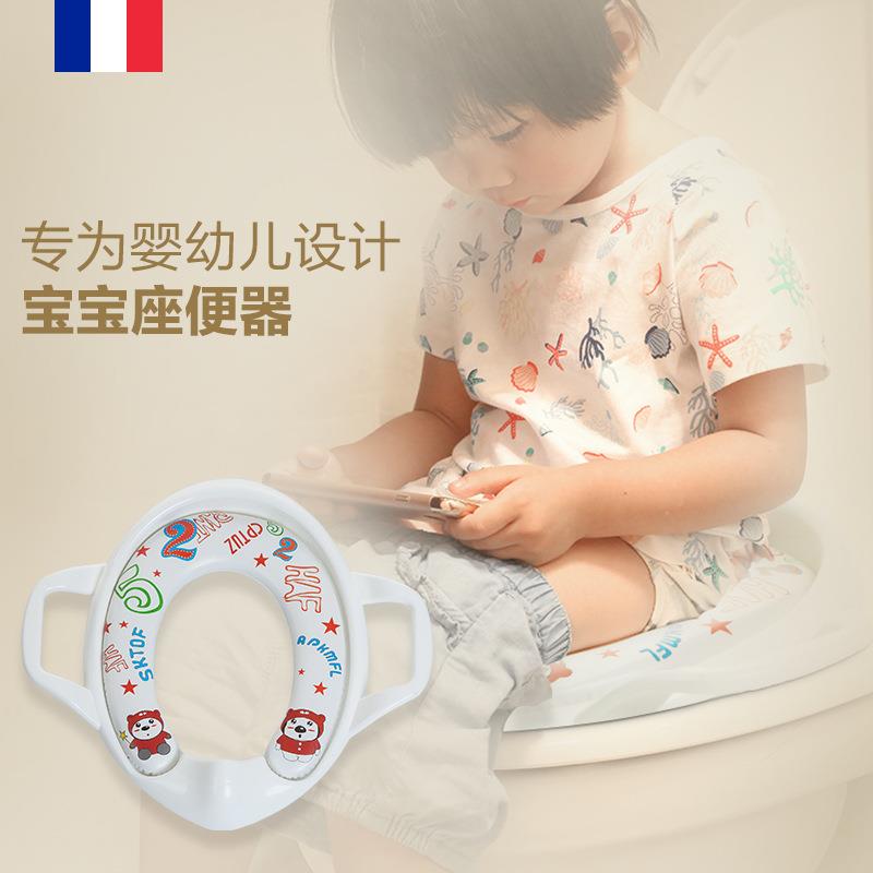 儿童坐便器马桶圈男女宝宝便器加大号马软桶盖柔坐垫辅助座坐便圈