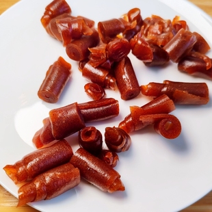 宝华园承德特产果丹皮卷山楂卷酸边角料散装有嚼劲山楂边料500g