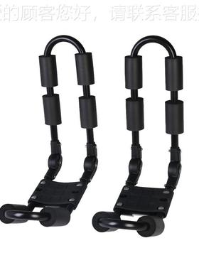 跨境双皮2划艇车带56644船桨扣可折叠银色皮划艇车顶支架K顶架LE-