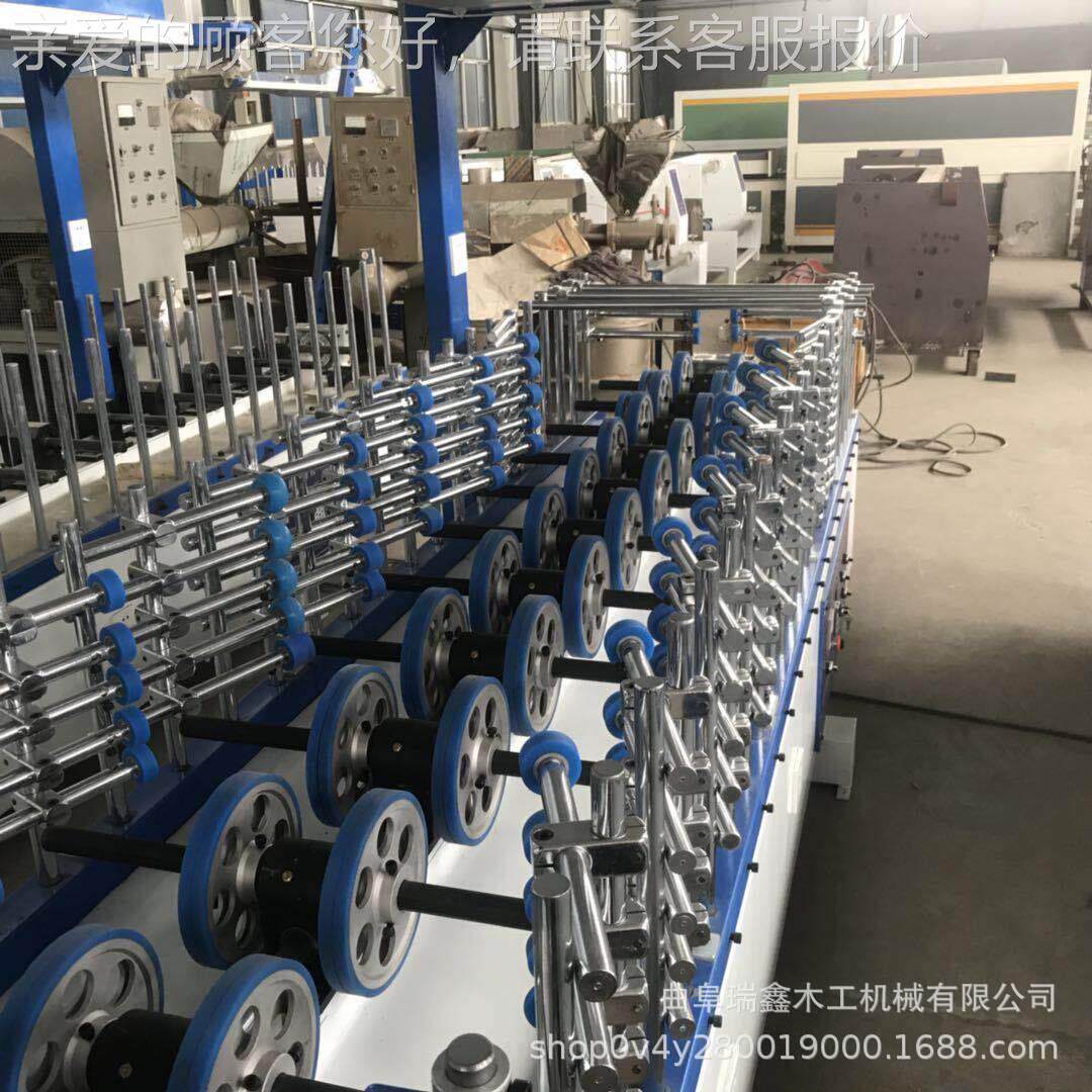 竹木维集成墙齐全板覆机 线条包覆机宽护墙纤板覆膜机专业厂包家