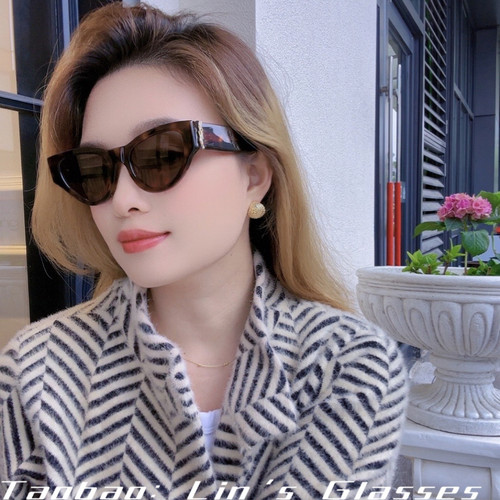 SLM94杨树林猫眼墨镜ROSE同款