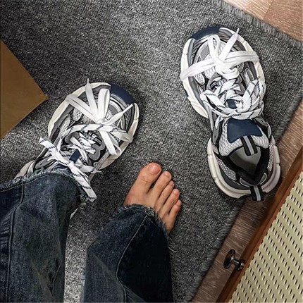 巴黎老爹鞋男ins潮2025新款3xl九代莆田增高厚底级感休闲运动鞋女