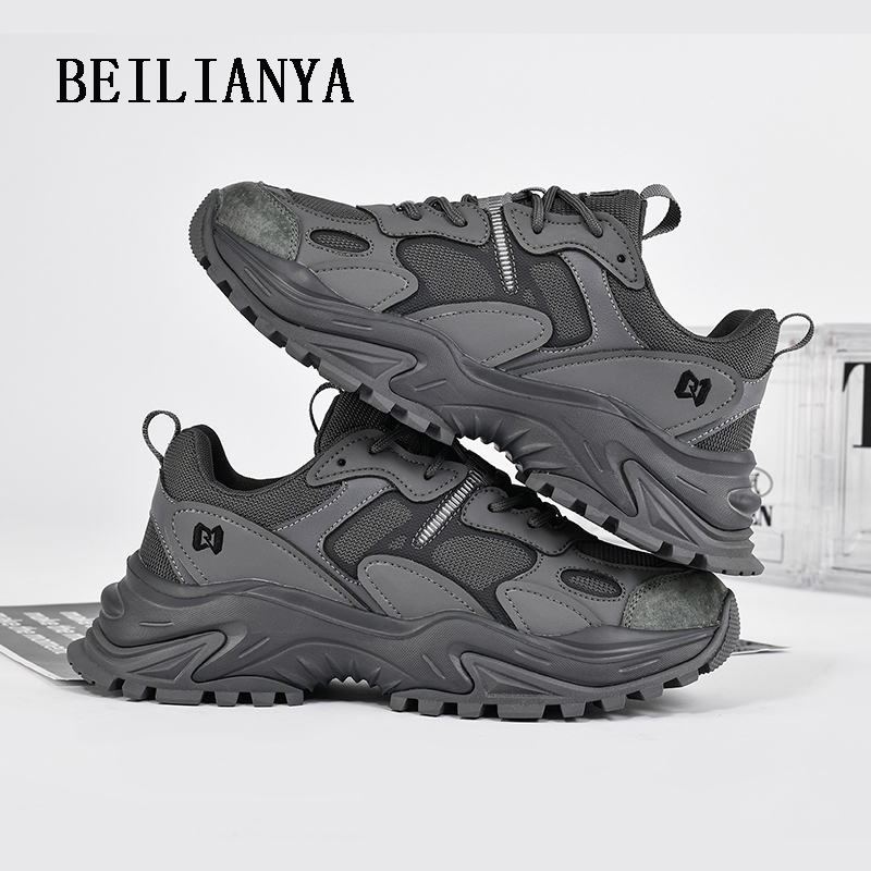 2025巴黎高级感老爹鞋男ins潮流厚底增高透气百搭休闲运动鞋子女