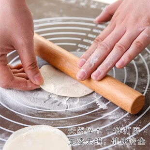 家用擀面棍擀面杖实木饺子皮小号擀面棒烘焙工具压面棍面粉棍新品