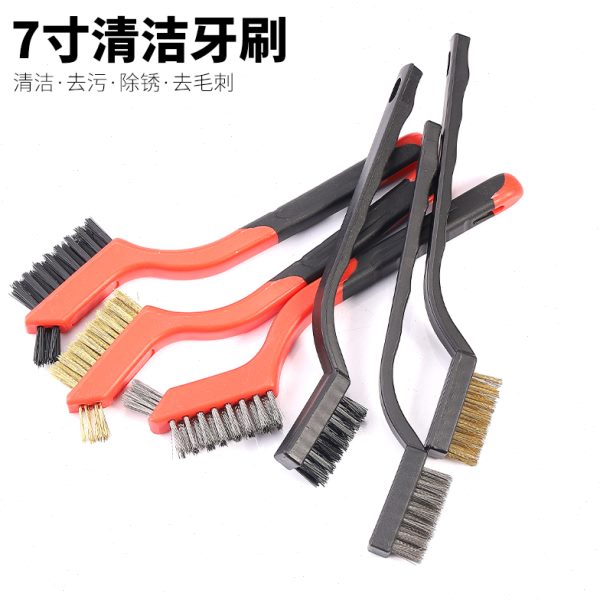 长柄工业用刷铁刚铜烧烤刷清洁去污铜丝刷刷子不锈钢钢丝刷厨房刷