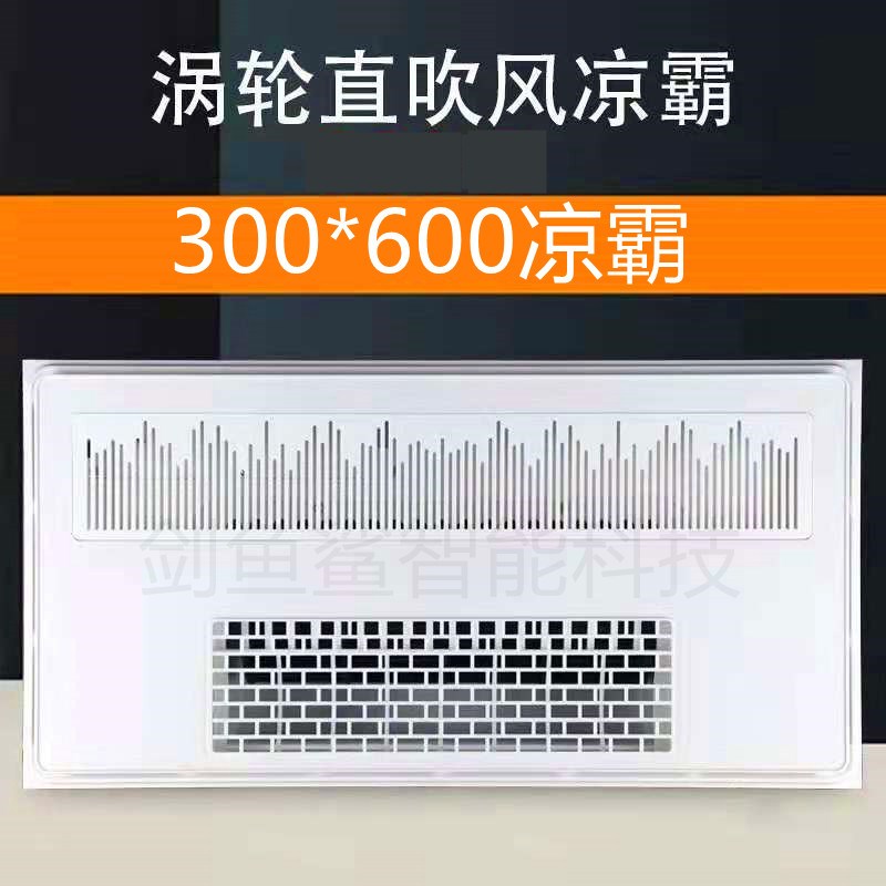 集成吊顶凉霸300x600照明二合一嵌入式厨房集成超薄冷霸卫生间图片