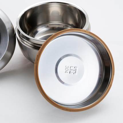 5YA1304不锈钢双层真空保温饭盒 密封防溢漏便携学生上班便当