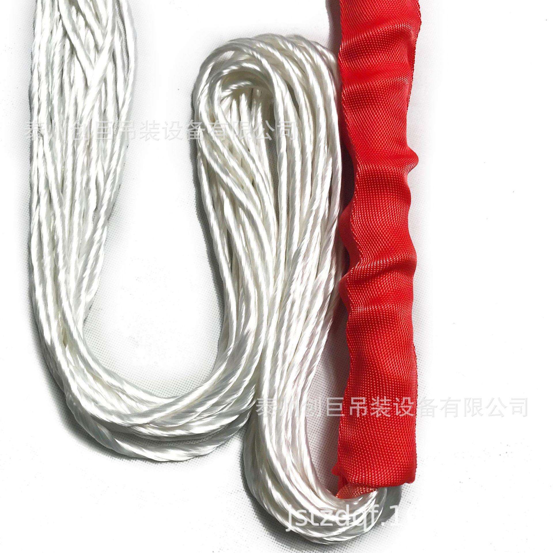 减价高强度涤纶丝编织柔性吊带扁平吊装带起重带7吨1米-100米创巨