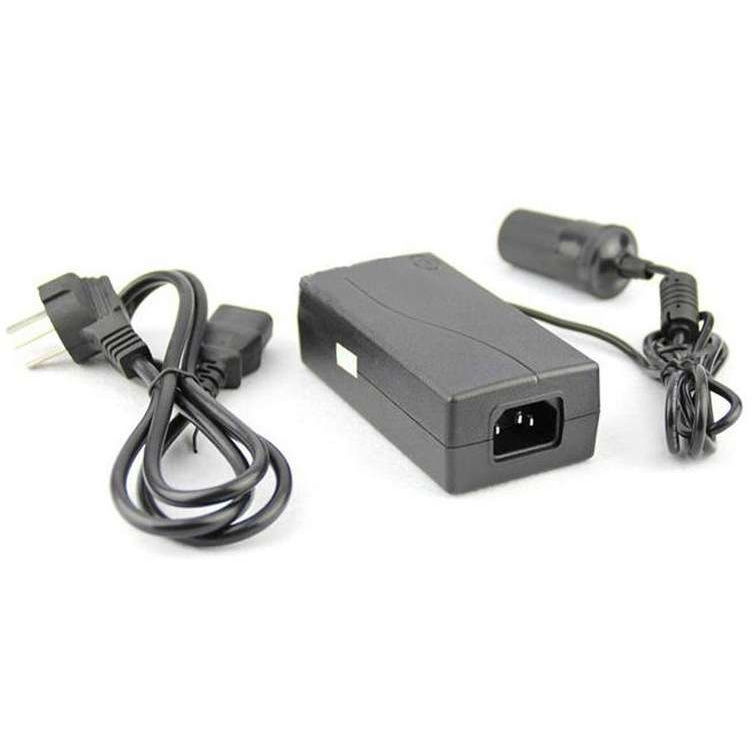 220V转12V电源转换器车载吸尘器冰箱转家用转换器60W5A点烟器