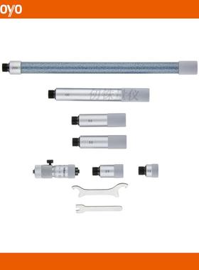 三丰50-500mm接杆式孔径千分尺137-208带错误警示 原点复位内径表