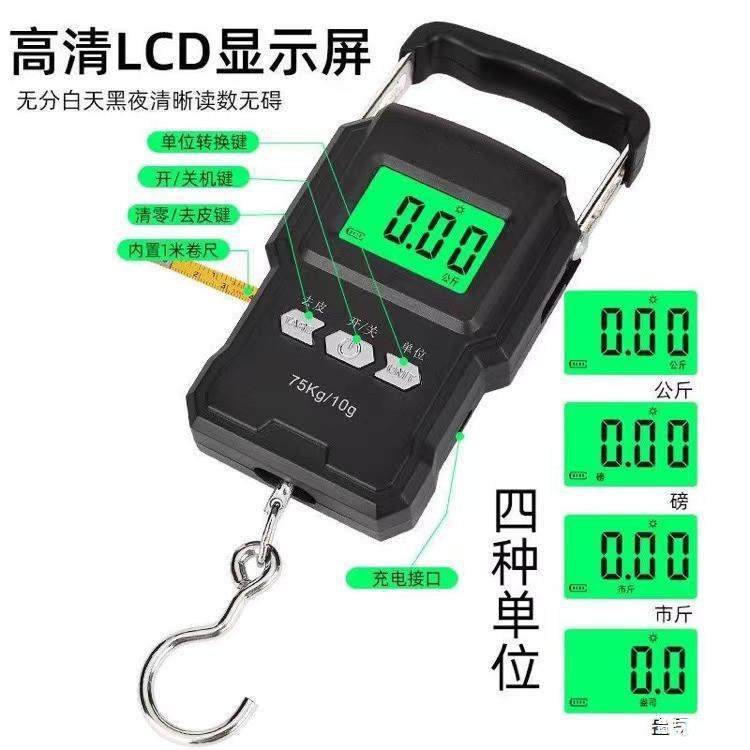 高精度手提电子秤便携式家用快递行李弹簧秤买菜防称重欺诈挂钩秤,3C数码配件,USB灯,淘宝优惠券,粉丝福利购,淘宝优惠卷