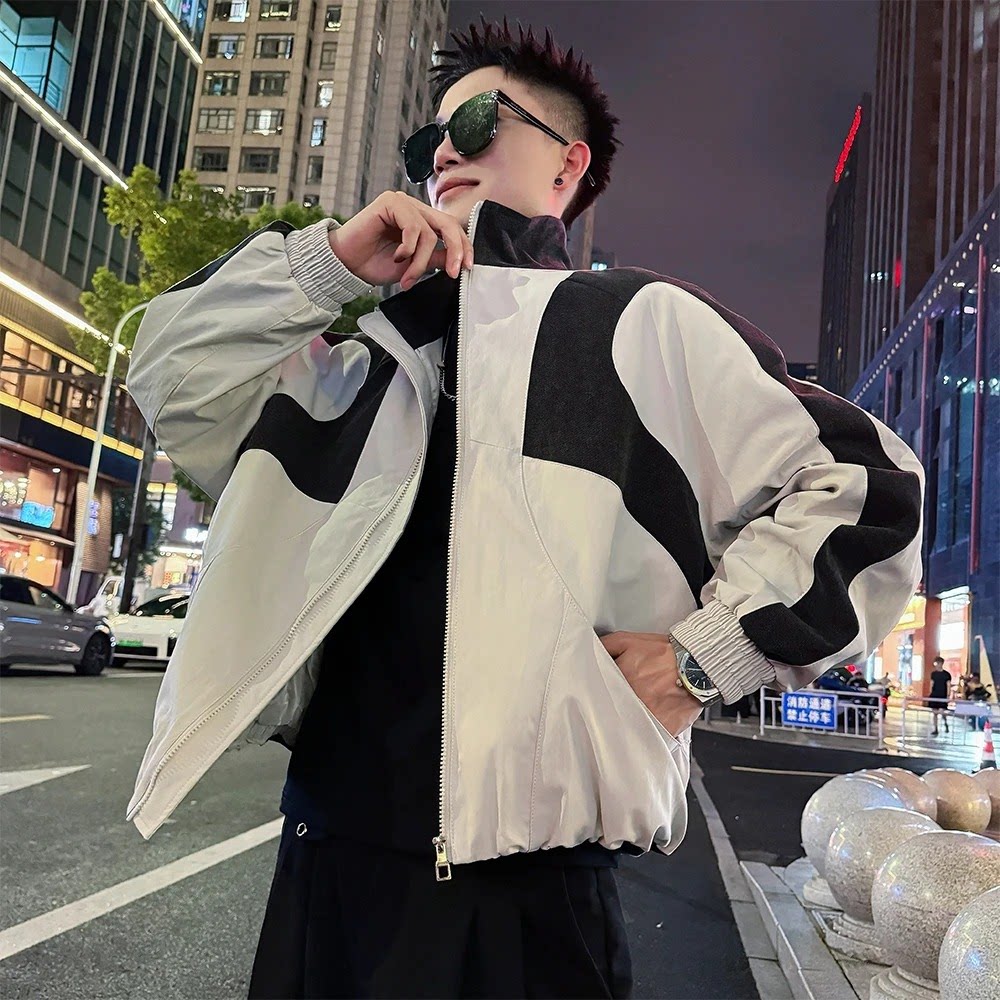 韩版潮流男装衣服2026爆款夹克褂