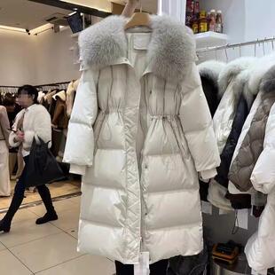 2025秋季新款宽松显瘦百搭款羽绒棉服加厚保暖简约时尚休闲中长款