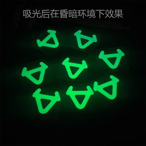 小牛电动车N1 U2 U3小车标车头防水个性反光卡通怪兽眼睛车贴纸
