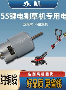 755锂电割草机电机21V电机775电机