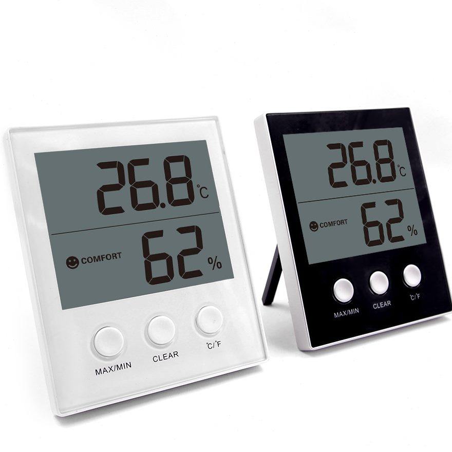 .家用电子数字温湿度计CH-905大屏数显温湿度仪表 温湿度计