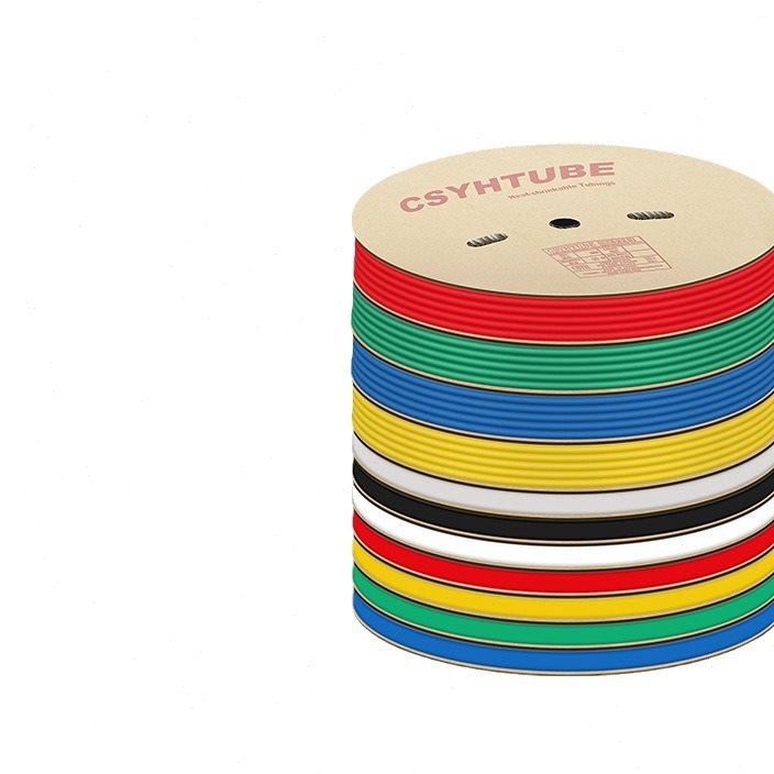 .28mm黑色热缩管绝缘套管一卷25米 热缩套管彩色绝缘收缩热塑套