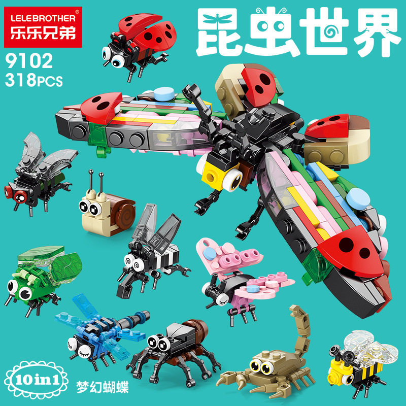 LELEBROTHER/乐乐兄弟拼插积木图片
