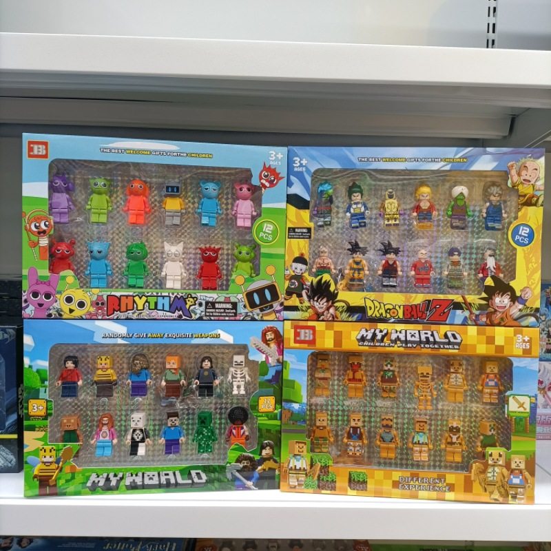 拼装儿童益智玩具火影忍者世界磁力方块人仔武器场景积木公仔礼物